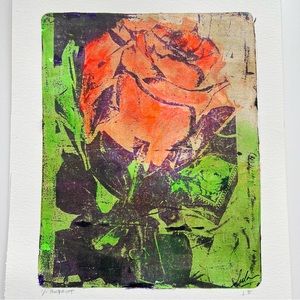 #270 med 10x12 Monoprint